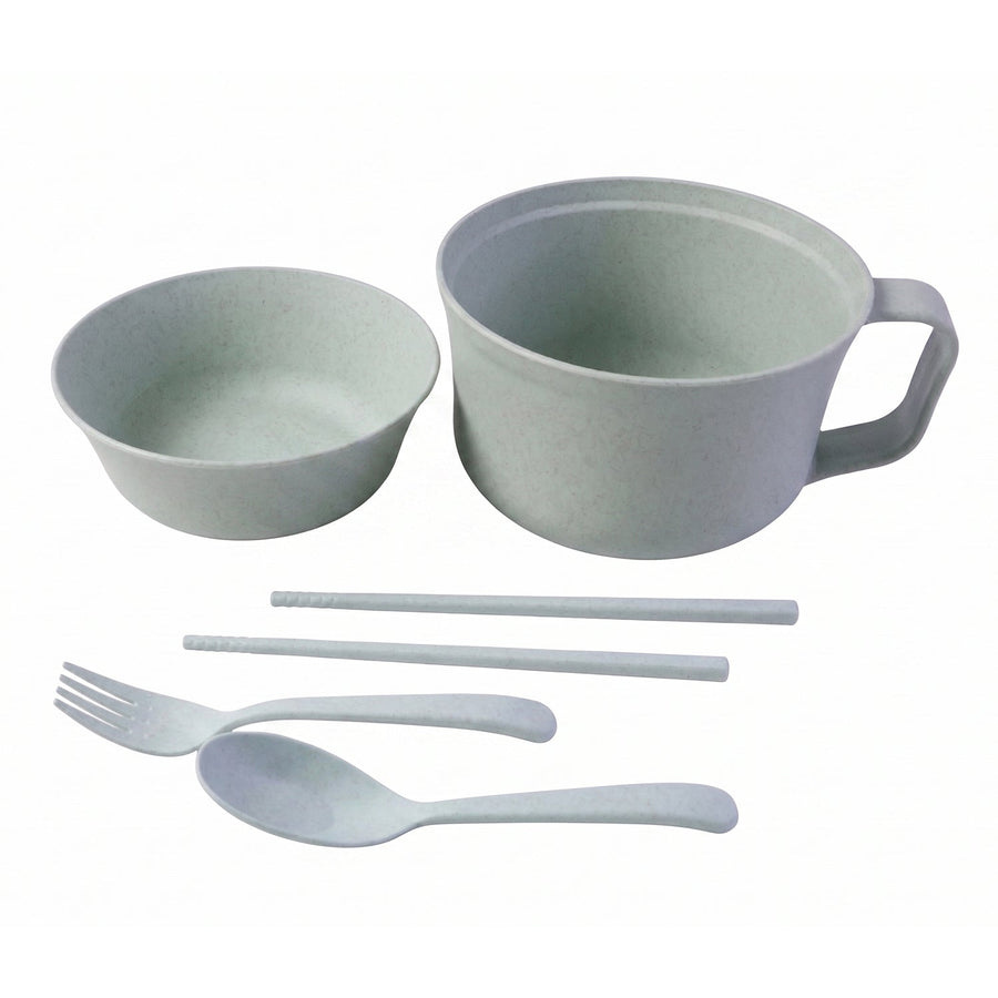 Wheat Straw Dinnerware Set Eco-friendly Durable Kitchen Essentials