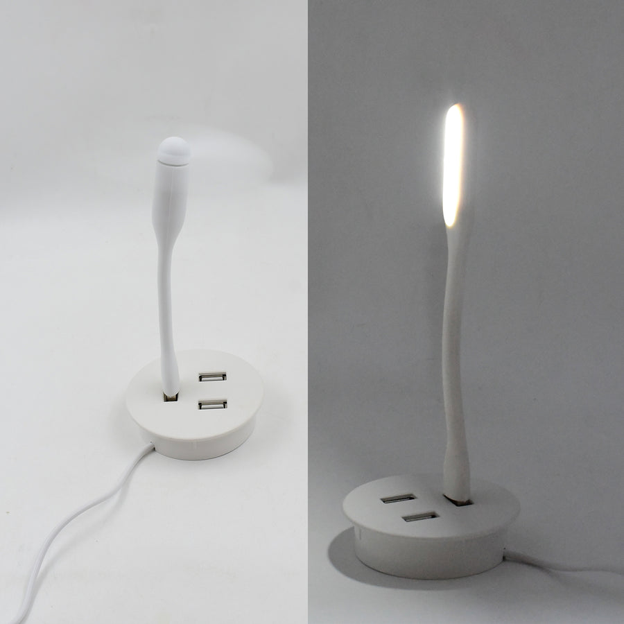 Portable Mini Usb Fan Usb Ligh Usb 3 Hub Port Combo