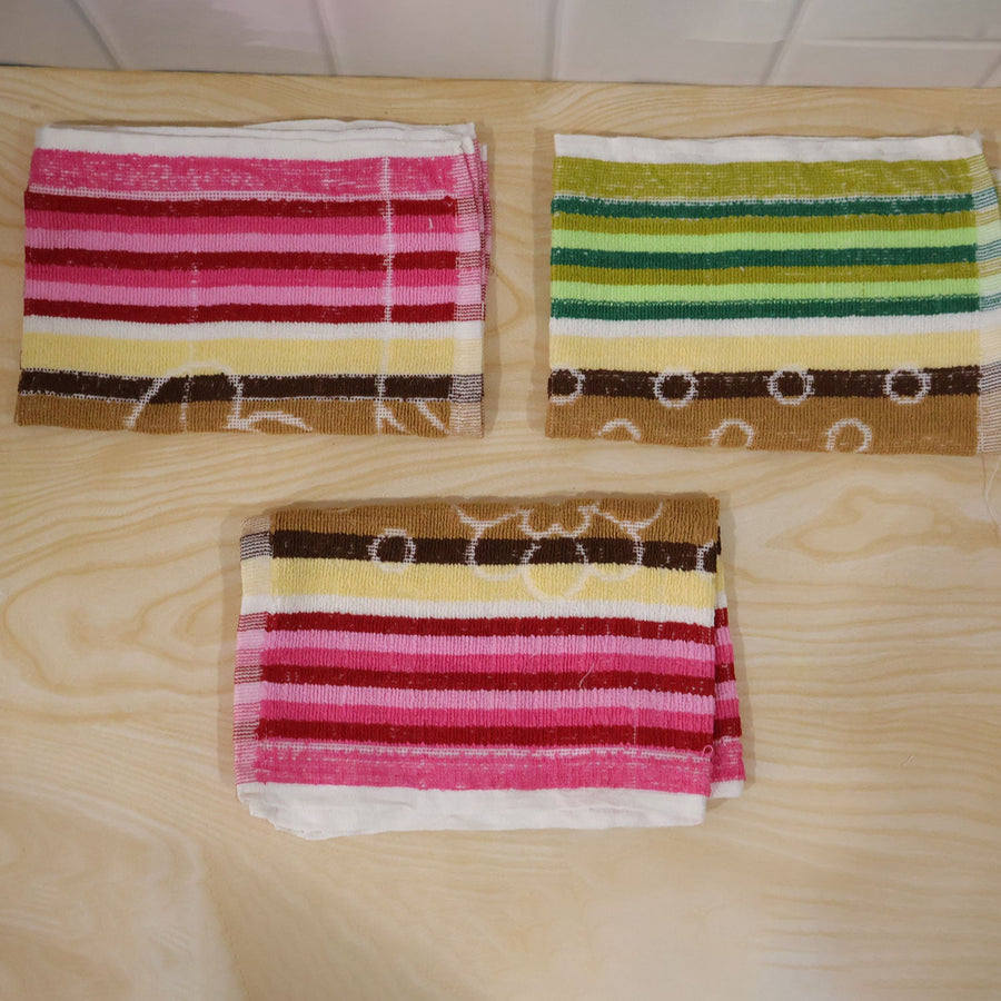 Glass Cleaning Duster Cloth Set For Kitchen And Window Cleaning (3 Pc 50x33 Cm)