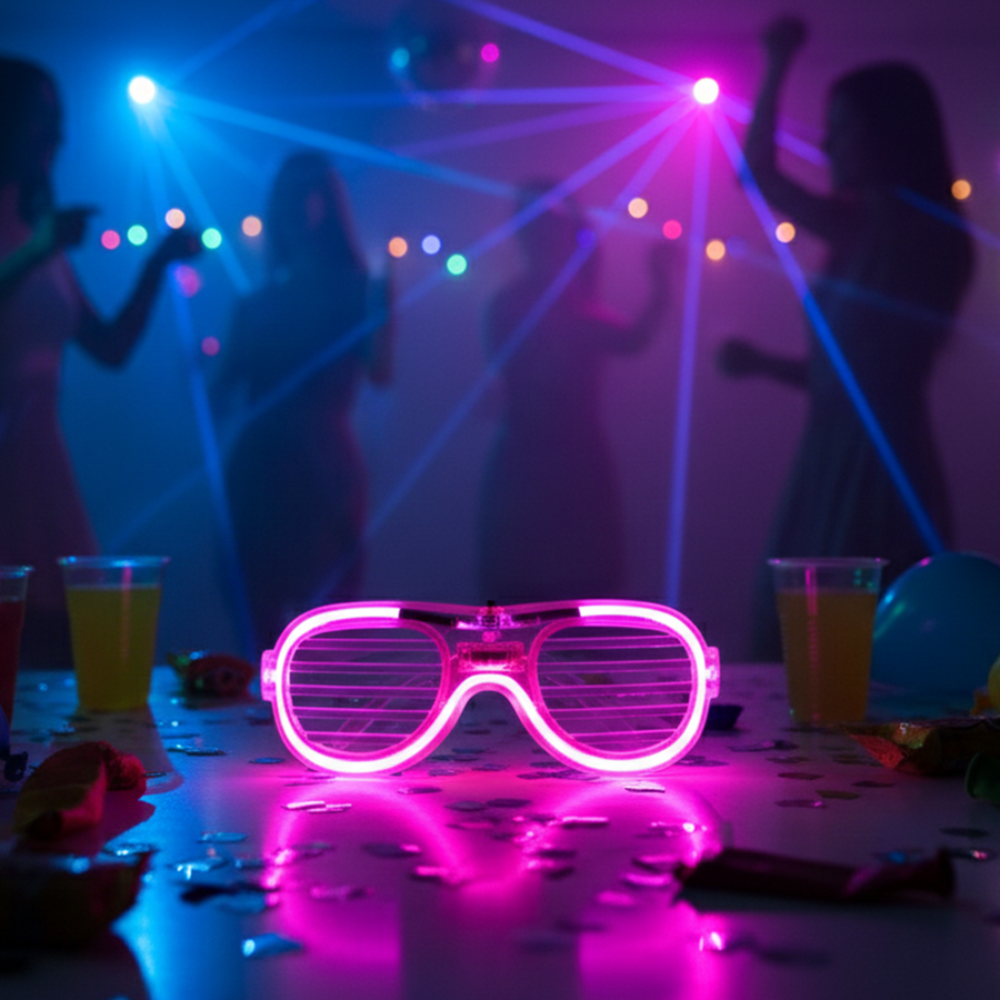 Led Light-up Party Glasses For Night Events (1 Pc)