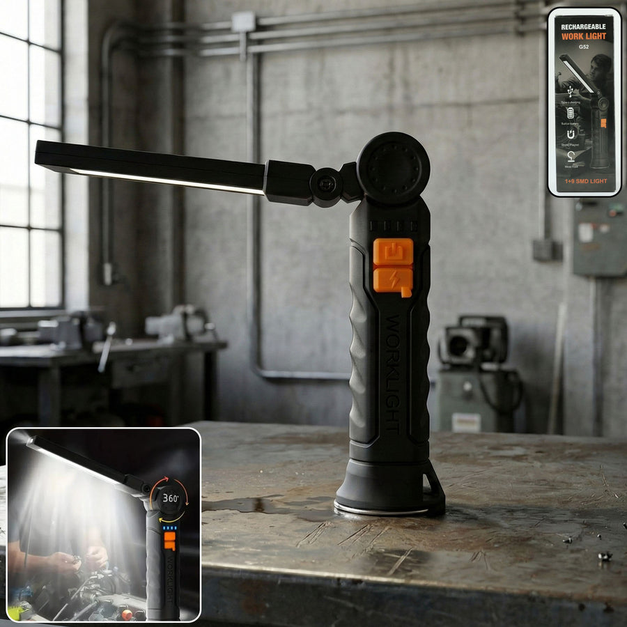 Rechargeable Adjustable Big Led Work Light (1 Pc)